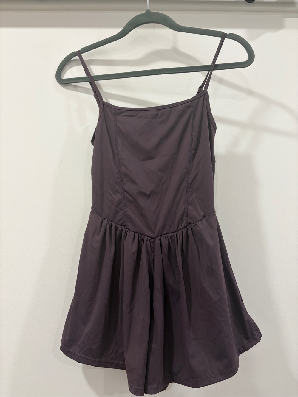 Women’s casual Mauve One-Piece Romper with Spaghetti Straps